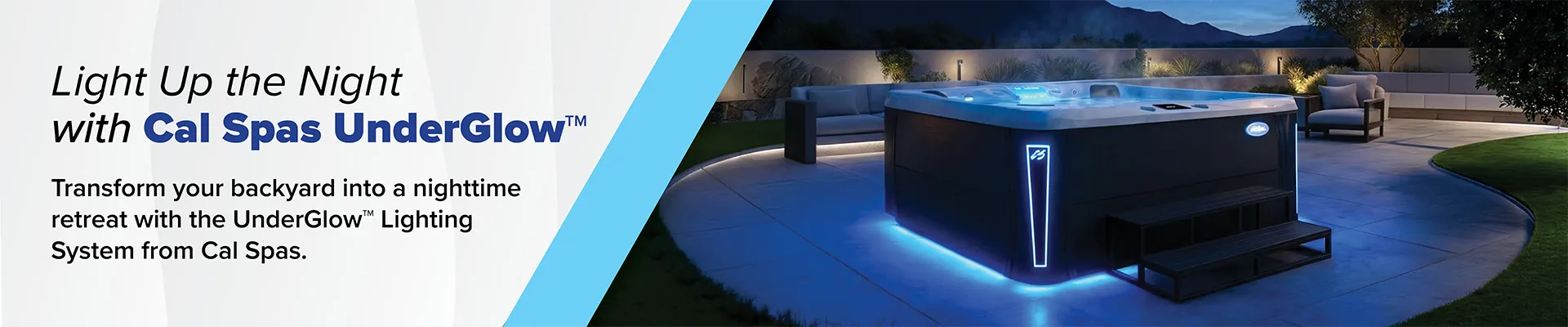 Calspas hot tub being used in a family setting - Lawrence